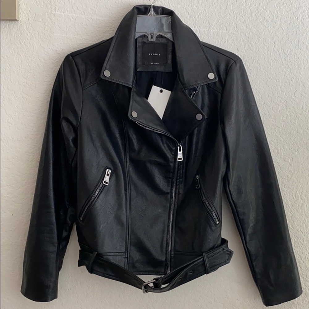Elodie pleather jacket